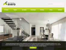 Tablet Screenshot of evero.com.pl