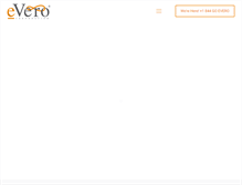 Tablet Screenshot of evero.com